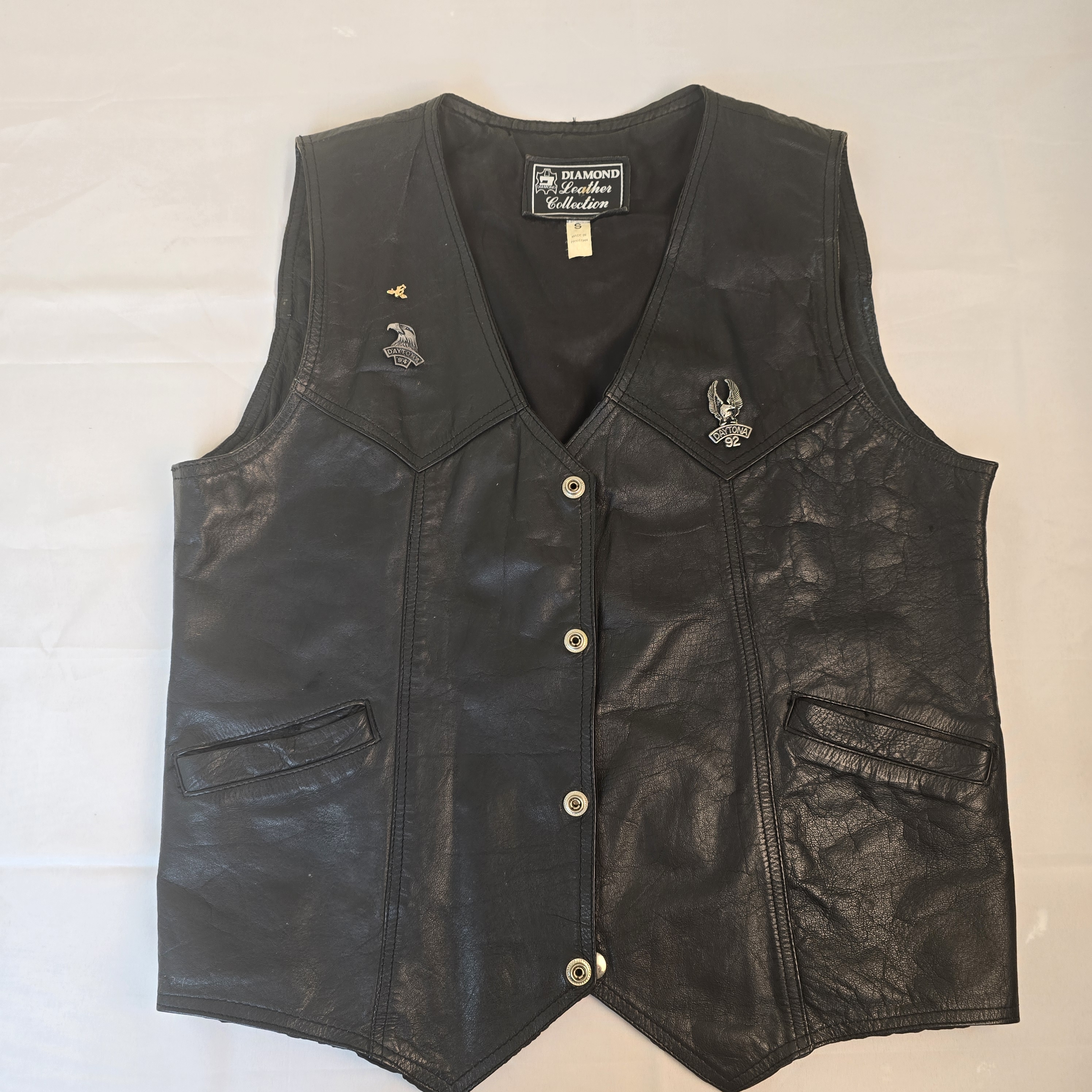 HarleyDavidson Diamond Leather Collection Brand Motorcycle Vest